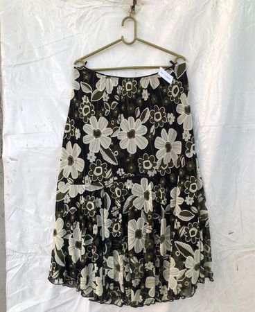 Floral Print Mini Skirt