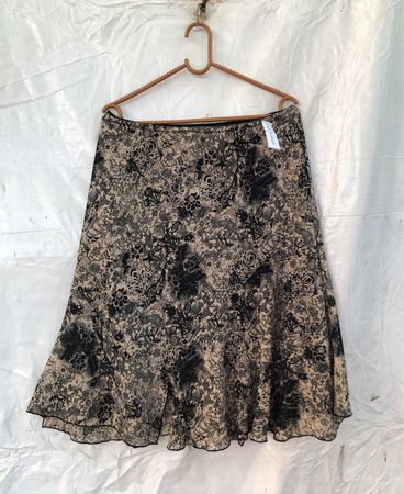 Unbranded Floral Lace Midi Skirt