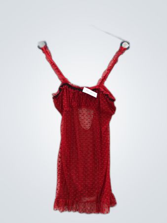 Unbranded Red Lace Cami Top