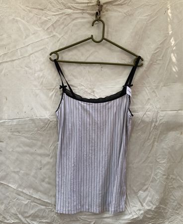Brunco Striped Lace Cami Top