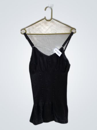Unbranded Black Lace-Trim Cami Top