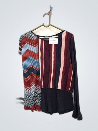 Deaigual Striped Long Sleeve Top