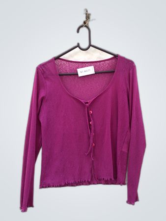 Unbranded Purple Knit Cardigan