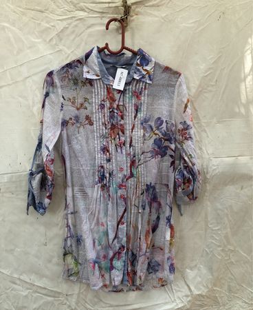 InVIDIA Donna Floral Print Blouse