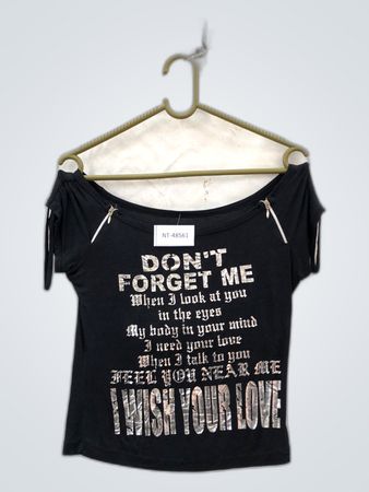 Black Off-The-Shoulder Top