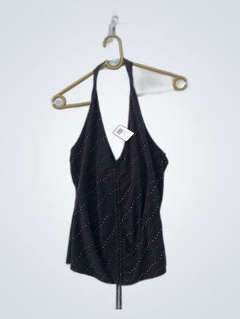 Unbranded Black Halter Top
