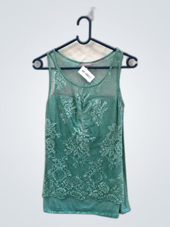 Green Lace Top