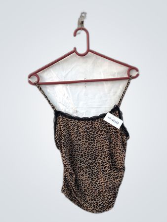Leopard Print Lace Cami Top
