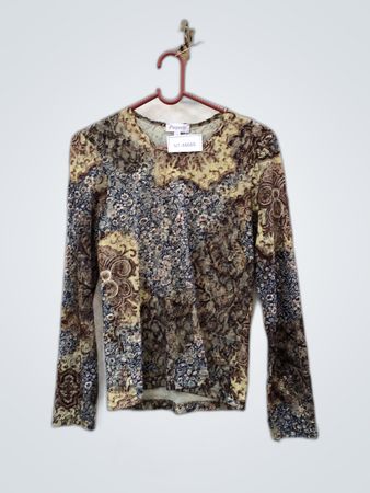 Pauporte Long Sleeve Floral Top