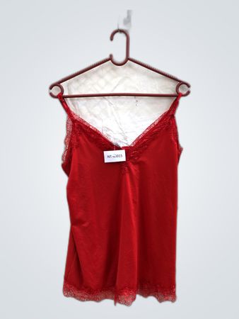 Rosewunde Red Lace Cami Top