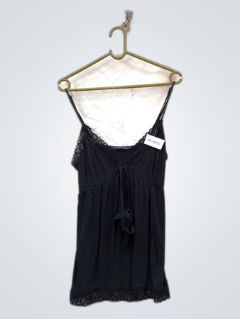 Twin-Set Simona Barbieri Black Lace Cami Top