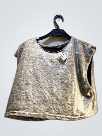 By Louise Metallic Sleeveless Top
