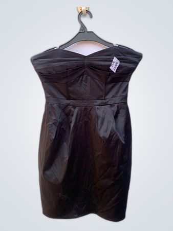 H&M Black Strapless Mini Dress