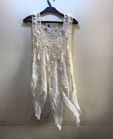 Faith Vintage White Crochet Cami Top