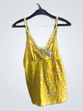 Unbranded Yellow Lace Cami Top