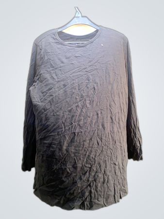 Woman Within Black Long Sleeve Tunic