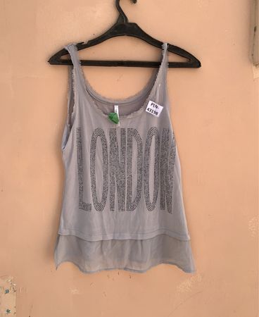 Forever Rhinestone London Tank Top