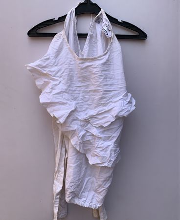 Faith Connexion White Ruffled Top