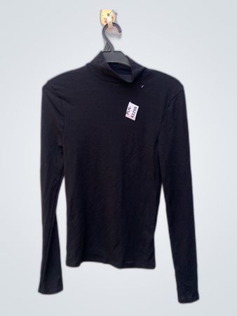 Topshop Black Turtleneck Top