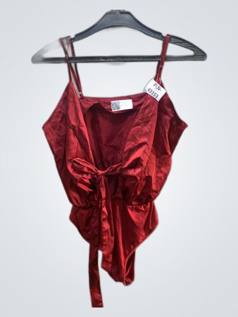 Unbranded Red Satin Cami Top