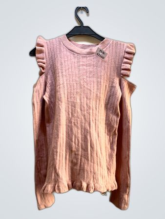 Lipsy Off-Shoulder Ruffle Knit Top