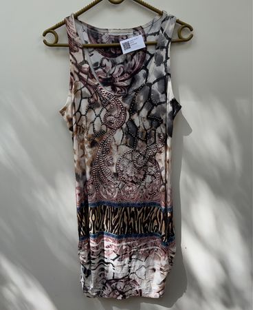 Unbranded Embellished Paisley Tank Top
