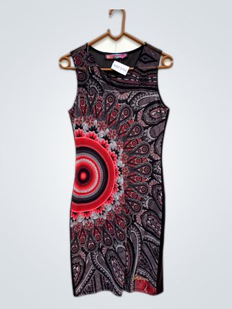 Desigual Sleeveless Printed Mini Dress