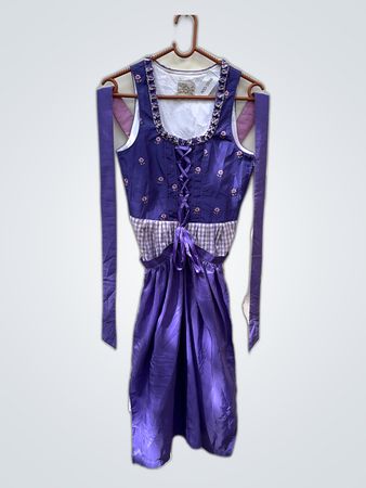 Ländhaus Purple Floral Dirndl Dress