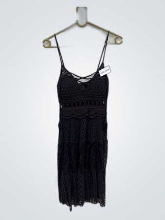 Unbranded Black Lace Mini Dress