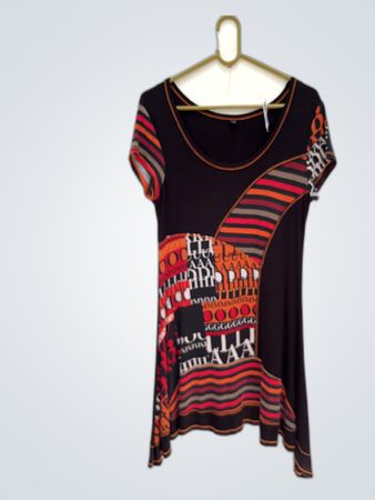 Unbranded Graphic Print Mini Dress