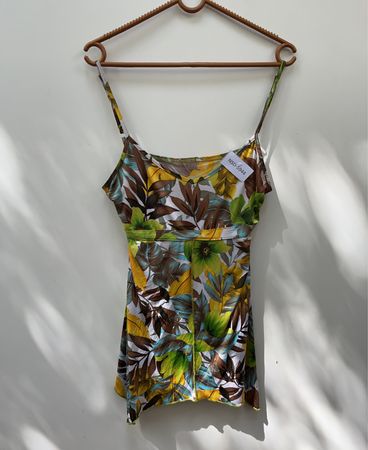 Floral Print Sleeveless Cami Top