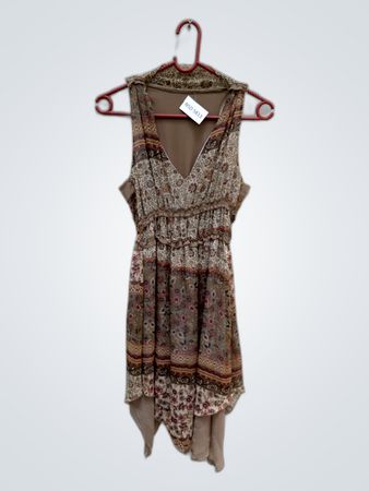 Unbranded Boho Floral Sleeveless Dress
