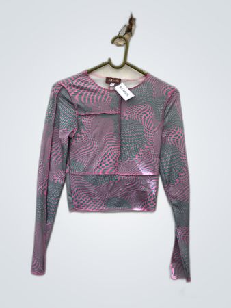 Don't Call Me Jennifer Long Sleeve Crop Top