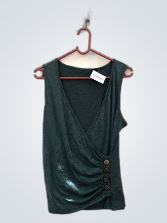 Green Sleeveless Top