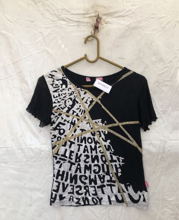 Black and White Graphic T-Shirt