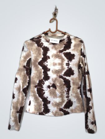 Unbranded Tie-Dye Long Sleeve Crewneck Top