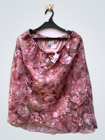 Pink Floral Blouse