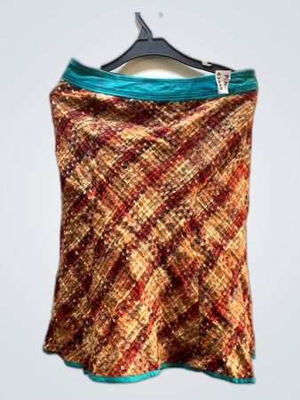 Eric-Blue Plaid Skirt