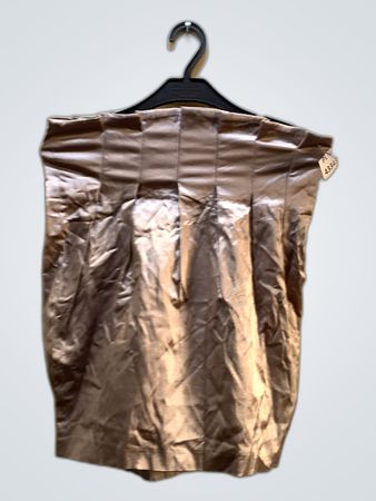 Ginatricot Pleated Satin Mini Skirt