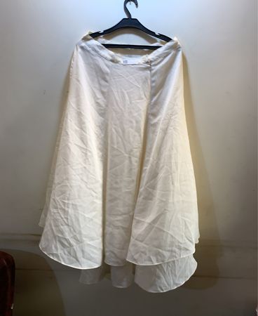 Faithvintage White Flowy Skirt