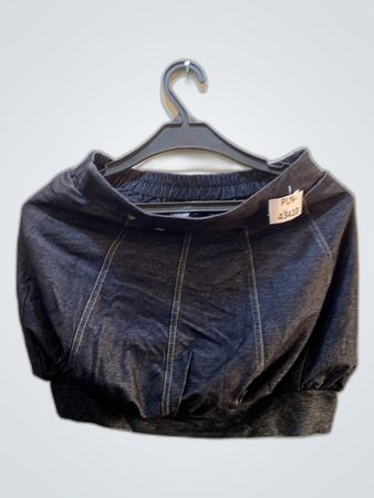 Here + There Cropped Denim Jacket