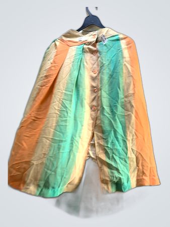 Faith Striped Pleated Skirt