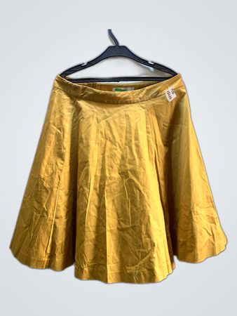Boden Yellow Flared Skirt