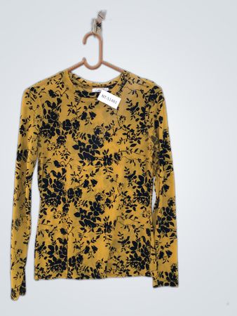 Cotton Club Floral Long-Sleeve Blouse