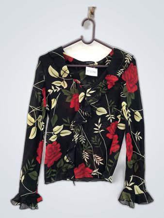 Floral Long-Sleeve Top