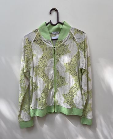 YOUYOU Lace Zip-Up Jacket