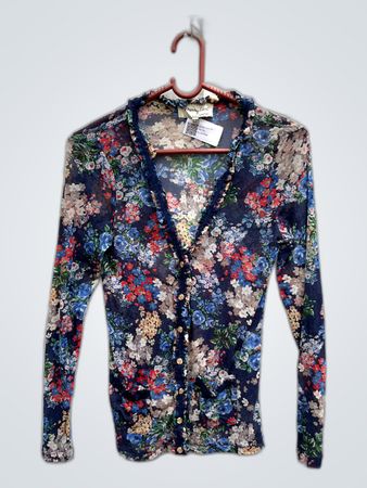 Merry Lane Floral Print Cardigan