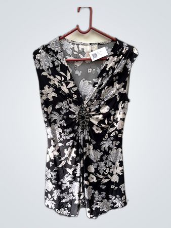 Body Flirt Floral Print Sleeveless Blouse