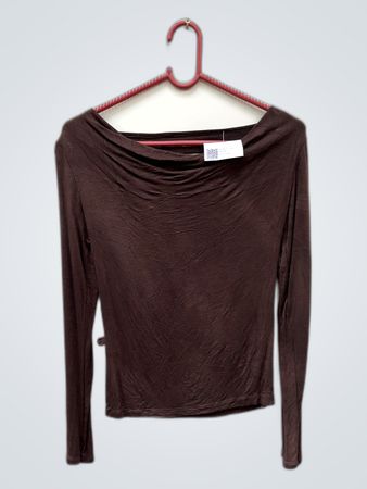 Brown Long Sleeve Top