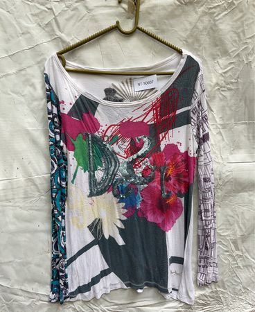 Dolce & Gabbana Printed Long-Sleeve Top